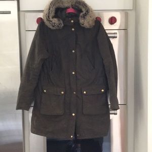 Barbour Thrunton Faux For Trim Waxed 